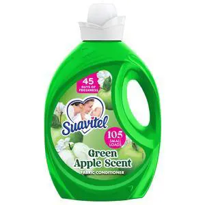 Suavitel Fabric Conditioner, Liquid Fabric Softener, 45 Days of Freshness, Green Apple Scent, 105 fl oz Suavitel Fabric Conditioner, Liquid Fabric Softener, 45 Days of Freshness, Green Apple Scent, 105 fl oz