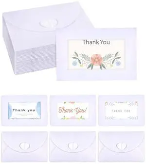 EORTA 50Pcs Mini Envelopes with View Window, Tiny Kraft Paper Card Holders with Heart Clasp Closure for Wedding, Business Invitations, Greeting Cards, 4.13 * 2.76inch, White EORTA 50Pcs Mini Envelopes with View Window, Tiny Kraft Paper Card Holders with Heart Clasp Closure for Wedding, Business Invitations, Greeting Cards, 4.13 * 2.76inch, White
