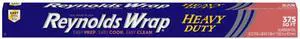 Reynolds Wrap Heavy Duty Aluminum Foil Roll, 18 Inch Wide, 37.5sq ft Reynolds Wrap Heavy Duty Aluminum Foil Roll, 18 Inch Wide, 37.5sq ft