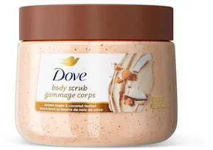 Dove Brown Sugar and Coconut Butter Body Scrub Exfoliates and Deeply 15 oz Dove Brown Sugar and Coconut Butter Body Scrub Exfoliates and Deeply 15 oz