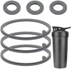 6pcs Lid Gasket Replacement for Blender Bottle Strada Flip Shaker Cup Water Bottle Accessories Parts, 2 Sizes Silicone Seal Ring for Blenderbottle Strada Flip Shaker 24 oz 28 oz(Gray) 6pcs Lid Gasket Replacement for Blender Bottle Strada Flip Shaker Cup Water Bottle Accessories Parts, 2 Sizes Silicone Seal Ring for Blenderbottle Strada Flip Shaker 24 oz 28 oz(Gray)