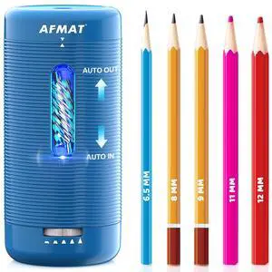 Electric Pencil Sharpener, Fully Automatic Pencil Sharpener, Auto in & Out, Rechargeable Hands-Free Sharpeners for Jumbo & Colored Pencils (6.5-12mm), Portable for Home/Classroom/Office PSC2 Electric Pencil Sharpener, Fully Automatic Pencil Sharpener, Auto in & Out, Rechargeable Hands-Free Sharpeners for Jumbo & Colored Pencils (6.5-12mm), Portable for Home/Classroom/Office PSC2