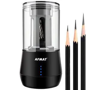 Rechargeable Long Point Pencil Sharpener for Artist, 3 Point Options, Auto Stop, 8-25mm Super Long Tip, Electric Artist Pencil Sharpener for 6-8.5mm Charcoal/Drawing/Sketching/Colored Pencils Rechargeable Long Point Pencil Sharpener for Artist, 3 Point Options, Auto Stop, 8-25mm Super Long Tip, Electric Artist Pencil Sharpener for 6-8.5mm Charcoal/Drawing/Sketching/Colored Pencils