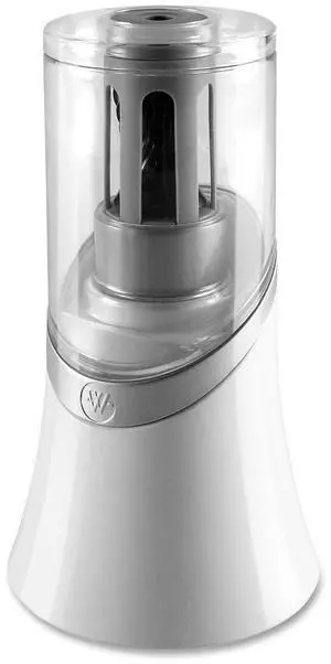iPoint Evolution Electric Pencil Sharpener, White and Silver iPoint Evolution Electric Pencil Sharpener, White and Silver