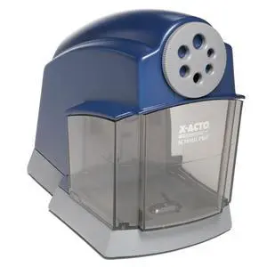 School Pro Classroom Electric Pencil Sharpener, Blue, 1 Count School Pro Classroom Electric Pencil Sharpener, Blue, 1 Count