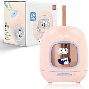 Electric Pencil Sharpener,5000 Times for Blade,Interchangeable Blade,3 Years Warranty,Battery/2A USB Powered,Suitable for 6-8mm, for Home, Office, School (Pink) Electric Pencil Sharpener,5000 Times for Blade,Interchangeable Blade,3 Years Warranty,Battery/2A USB Powered,Suitable for 6-8mm, for Home, Office, School (Pink)