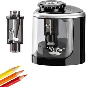 Electric Pencil Sharpener, Battery Operated with Spare Blade Electric Pencil Sharpener, Battery Operated with Spare Blade