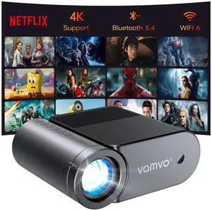 Home Projector with WiFi and Bluetooth, Native 1080P Mini Movie Projector, 200 ANSI, Wired Screen Mirroring, HDMI USB TypeC, Video Projector for Home Theater Indoor & Outdoor Movie Home Projector with WiFi and Bluetooth, Native 1080P Mini Movie Projector, 200 ANSI, Wired Screen Mirroring, HDMI USB TypeC, Video Projector for Home Theater Indoor & Outdoor Movie