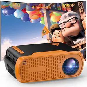 Mini Video Projector with WiFi Bluetooth, Native 1080P Portable Movie Projector, Compatible with SmartPhone, TV Stick, PS5, Laptop HDMI USB for Home Theater Indoor Outdoor Movies Mini Video Projector with WiFi Bluetooth, Native 1080P Portable Movie Projector, Compatible with SmartPhone, TV Stick, PS5, Laptop HDMI USB for Home Theater Indoor Outdoor Movies