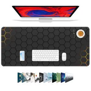 Mouse Pad for Gaming,XXL XL Large Mouse Mat Long Extended Mousepad Desk Mat Non-Slip Rubber Mice Pads Stitched Edges Thin (31.5 x 11.8 x 0.12 Inches) Grid Mouse Pad for Gaming,XXL XL Large Mouse Mat Long Extended Mousepad Desk Mat Non-Slip Rubber Mice Pads Stitched Edges Thin (31.5 x 11.8 x 0.12 Inches) Grid
