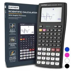 Scientific Calculators with Graphic Functions, Graphing Calculators with Multiple Modes, Scientific Calculators for Students, High School or College Courses, Calculadora Cientifica, CS-121 Scientific Calculators with Graphic Functions, Graphing Calculators with Multiple Modes, Scientific Calculators for Students, High School or College Courses, Calculadora Cientifica, CS-121