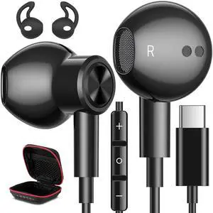 USB C Headphones Magnetic Wired Earbuds for Apple/Samsung Android USB C Headphones Magnetic Wired Earbuds for Apple/Samsung Android