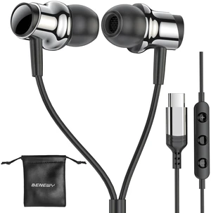 USB C Headphones Wired Earbuds In-Ear USB Type C Earphones with Microphone USB C Headphones Wired Earbuds In-Ear USB Type C Earphones with Microphone