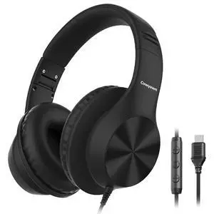USB C Headphones Wired, Over Ear Wired Headphones with Microphone USB C Headphones Wired, Over Ear Wired Headphones with Microphone