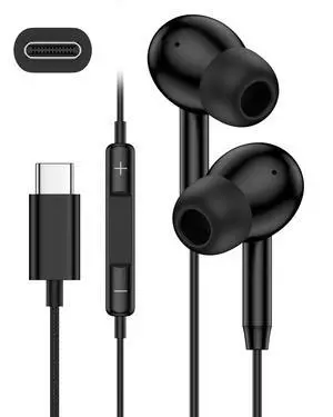USB C Wired Earbuds iPhone Headphones for Samsung Galaxy S26 Ultra S25 S24 USB C Wired Earbuds iPhone Headphones for Samsung Galaxy S26 Ultra S25 S24