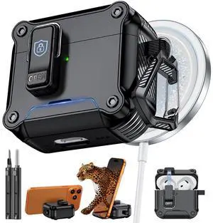 for AirPods 4 Case with Secure Lock (Black) for AirPods 4 Case with Secure Lock (Black)
