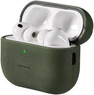 Handcrafted Crazy Horse Leather Case for AirPods Pro 3 (2025) | Full-Grain Leather, Develops a Unique Patina, Vintage Aesthetic, Compatible with MagSafe, Comfortable Grip for Daily Carry Handcrafted Crazy Horse Leather Case for AirPods Pro 3 (2025) | Full-Grain Leather, Develops a Unique Patina, Vintage Aesthetic, Compatible with MagSafe, Comfortable Grip for Daily Carry