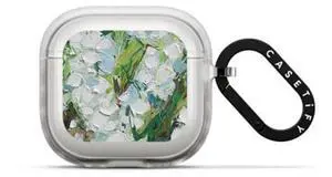 Impact Airpods (4th Gen) Case with Ring - Wild Squill Flowers - Frost Impact Airpods (4th Gen) Case with Ring - Wild Squill Flowers - Frost