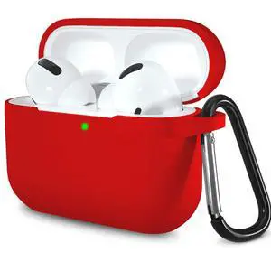 for AirPods Pro 2nd/1st Case with Keychain, Red for AirPods Pro 2nd/1st Case with Keychain, Red