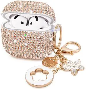 Cute Jewelry Case for Airpods 4 Cases 2024 Cover Women, Sparkly Air pods 4 Gen Case Hard TPU Airpod Cases 4th Generation Glitter iPods 4 Cas with Keychain for iPod Earbuds Airpods Pro 3 4 Case Cute Jewelry Case for Airpods 4 Cases 2024 Cover Women, Sparkly Air pods 4 Gen Case Hard TPU Airpod Cases 4th Generation Glitter iPods 4 Cas with Keychain for iPod Earbuds Airpods Pro 3 4 Case