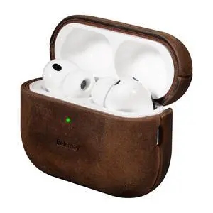 Handcrafted Crazy Horse Leather Case for AirPods Pro 3 (2025) Handcrafted Crazy Horse Leather Case for AirPods Pro 3 (2025)