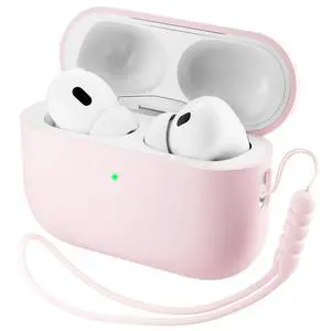 for AirPods Pro 3 Case, Hybrid Silicone, Chalk Pink for AirPods Pro 3 Case, Hybrid Silicone, Chalk Pink