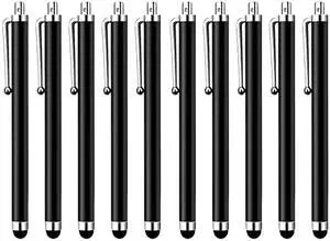 10 Pack Stylus Pen for All capacitive Touch Screens Suitable for iPhone Ipad Samsung Galaxy Tablets Black 10 Pack Stylus Pen for All capacitive Touch Screens Suitable for iPhone Ipad Samsung Galaxy Tablets Black