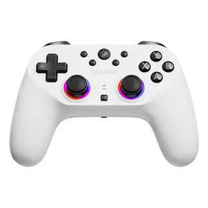 Saber Plus Wireless Game Controller, TMR Joysticks, Hall Effect & Tactile Dual Triggers Gaming Controller, 1000Hz Polling Rate, RGB Lighting for PS4/Switch1/2/PC/Android/iOS, White Saber Plus Wireless Game Controller, TMR Joysticks, Hall Effect & Tactile Dual Triggers Gaming Controller, 1000Hz Polling Rate, RGB Lighting for PS4/Switch1/2/PC/Android/iOS, White