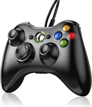Xbox 360 Wired controller Gamepad Controller for Xbox 360(Black) Xbox 360 Wired controller Gamepad Controller for Xbox 360(Black)