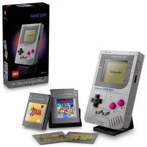 Super Mario Game Boy - Retro Building Sets for Adults, Ages 18+ - Gifts for Birthdays - Collectible Model with Game Paks and Display Stand - 72046 Super Mario Game Boy - Retro Building Sets for Adults, Ages 18+ - Gifts for Birthdays - Collectible Model with Game Paks and Display Stand - 72046