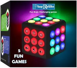 Electronic Brain & Memory Game Cube - Fun Toy Gift Ideas for Ages 6-12+ Year Old Boy & Girl - Cool Toys for Boys and Girls - Handheld Games Gifts for Kids and Teens Electronic Brain & Memory Game Cube - Fun Toy Gift Ideas for Ages 6-12+ Year Old Boy & Girl - Cool Toys for Boys and Girls - Handheld Games Gifts for Kids and Teens