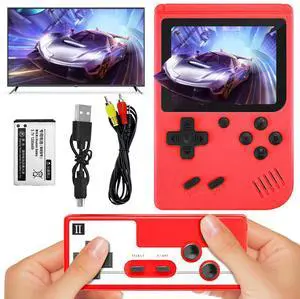 Retro Handheld Games Console, Portable Hand held Game Console Built-in 400 Games, Handheld Emulator with 3.0" HD Screen and Rechargeable Battery, Support Connection to TV & 2 Players Retro Handheld Games Console, Portable Hand held Game Console Built-in 400 Games, Handheld Emulator with 3.0" HD Screen and Rechargeable Battery, Support Connection to TV & 2 Players