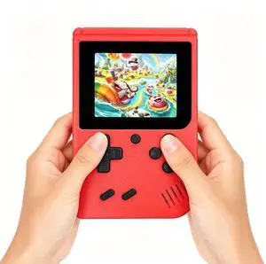Retro Handheld Games Console Built-in 400 Video Games (Red) Retro Handheld Games Console Built-in 400 Video Games (Red)