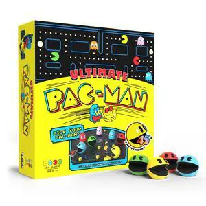 Ultimate PAC-MAN Board Game - Retro Arcade Classic! - Official Licensed - 2-4 Players, Ages 8+ Ultimate PAC-MAN Board Game - Retro Arcade Classic! - Official Licensed - 2-4 Players, Ages 8+