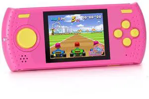 Handheld Game for Kids, Portable Video Gaming Player with 230 Classic Games, Rechargeable Travel Mini Arcade, 3.0'' HD Screen Electronic Toys for Boys Girls, Ideal Road Trip & Air Travel Gifts (Pink) Handheld Game for Kids, Portable Video Gaming Player with 230 Classic Games, Rechargeable Travel Mini Arcade, 3.0'' HD Screen Electronic Toys for Boys Girls, Ideal Road Trip & Air Travel Gifts (Pink)