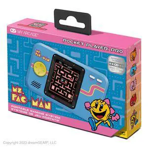 Ms. Pac-Man Pocket Player: Portable Retro Game, 2.8" Screen Ms. Pac-Man Pocket Player: Portable Retro Game, 2.8" Screen