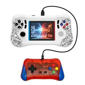 K36 Video Game Console - Support 800 Classic Games, Two Players & TV Projection, Portable Retro Handheld with Rechargeable Battery 3.5 Inch Screen, Birthday Gift for Boyfriend(White) K36 Video Game Console - Support 800 Classic Games, Two Players & TV Projection, Portable Retro Handheld with Rechargeable Battery 3.5 Inch Screen, Birthday Gift for Boyfriend(White)
