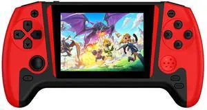 Portable Retro Handheld Game Console, 200 Built-in Classic Retro Games, Handheld Plug & Play Player with 3.5'' IPS Screen, Support TV Output and Rechargeable Battery (Red) Portable Retro Handheld Game Console, 200 Built-in Classic Retro Games, Handheld Plug & Play Player with 3.5'' IPS Screen, Support TV Output and Rechargeable Battery (Red)