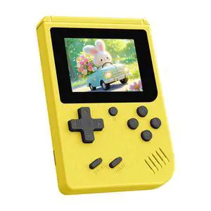 Retro Gaming Console, Built-in 400 Classic Retro Game Console, 3.0 Inch IPS Screen Retro Handheld Game Console, 1020mAh Rechargeable Battery, Portable Arcade Video Gaming Console (Yellow) Retro Gaming Console, Built-in 400 Classic Retro Game Console, 3.0 Inch IPS Screen Retro Handheld Game Console, 1020mAh Rechargeable Battery, Portable Arcade Video Gaming Console (Yellow)