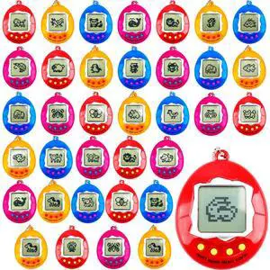 36 Pcs Virtual Pet Keychains Electronic Digital Pets Keyring Retro Handheld Game Nostalgic 90s Toy Keychain for Kids Birthday Party Gifts Goodie Bag Fillers 36 Pcs Virtual Pet Keychains Electronic Digital Pets Keyring Retro Handheld Game Nostalgic 90s Toy Keychain for Kids Birthday Party Gifts Goodie Bag Fillers