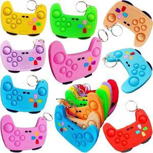 20 pcs Mini Game Pop Keychain Sensory Anxiety Relief Toy for Kids Gift 20 pcs Mini Game Pop Keychain Sensory Anxiety Relief Toy for Kids Gift