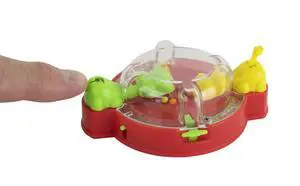 Hungry Hungry Hippos, Super Fun for Outdoors, Travel & Family Game Night, Multicolor, Miniature Hungry Hungry Hippos, Super Fun for Outdoors, Travel & Family Game Night, Multicolor, Miniature