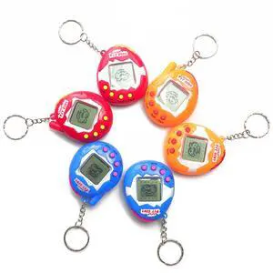 Virtual Electronic Digital Pets Keychain Game, 6 Pieces Virtual Electronic Digital Pets Keychain Game, 6 Pieces