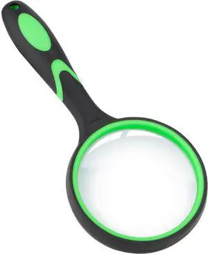 Handheld Magnifying Glass for Seniors & Kids, 75mm Handheld Magnifying Glass for Seniors & Kids, 75mm