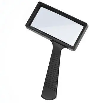 10X Magnifying Glass Rectangle Reading Magnifier Large Handheld Magnifying Glasses Scratch Resistant Glass Lens for Observation Reading Hobbies Nature Exploration Repair(Jumbo Horizontal Viewing Area) 10X Magnifying Glass Rectangle Reading Magnifier Large Handheld Magnifying Glasses Scratch Resistant Glass Lens for Observation Reading Hobbies Nature Exploration Repair(Jumbo Horizontal Viewing Area)