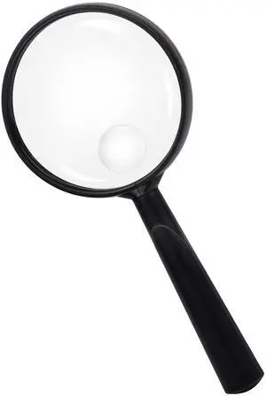 Handheld Reading Magnifier, 10X Magnifier, 75mm Shatterproof Lens, Adults Close Work Non-Slip Handle for Seniors Reading and Nature Exploration(Black) Handheld Reading Magnifier, 10X Magnifier, 75mm Shatterproof Lens, Adults Close Work Non-Slip Handle for Seniors Reading and Nature Exploration(Black)