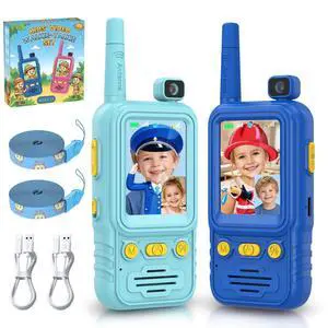 Video Walkie Talkies for Kids 2-Pack: Video Intercom Toys for Kids Age 4-10 Video Walkie Talkies for Kids 2-Pack: Video Intercom Toys for Kids Age 4-10