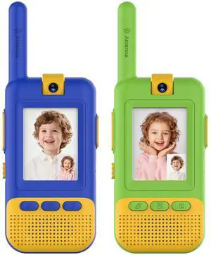 Video Walkie Talkies for Kids 2 Pack, Rechargeable 1000mAh, Rotatable HD Camera, Long Range Outdoor Toys for Camping, Hiking, Travel, Christmas Birthday Gifts for Girls Boys 3-12 Year Olds Video Walkie Talkies for Kids 2 Pack, Rechargeable 1000mAh, Rotatable HD Camera, Long Range Outdoor Toys for Camping, Hiking, Travel, Christmas Birthday Gifts for Girls Boys 3-12 Year Olds