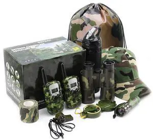 Kids Explorer Kit - 10-in-1 Nature Explore Set with Walkie Talkies, Binoculars, Compass, LED Flashlight - Outdoor Adventure Kit for Boys and Girls - Complete Camping Gear Bundle Kids Explorer Kit - 10-in-1 Nature Explore Set with Walkie Talkies, Binoculars, Compass, LED Flashlight - Outdoor Adventure Kit for Boys and Girls - Complete Camping Gear Bundle