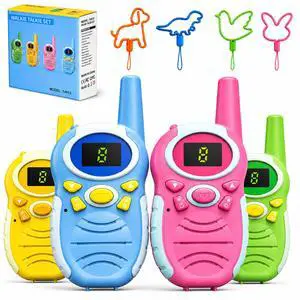 Walkie Talkies for Kids 4 Pack - Outdoor Toys Long Range Radios for Camping Walkie Talkies for Kids 4 Pack - Outdoor Toys Long Range Radios for Camping